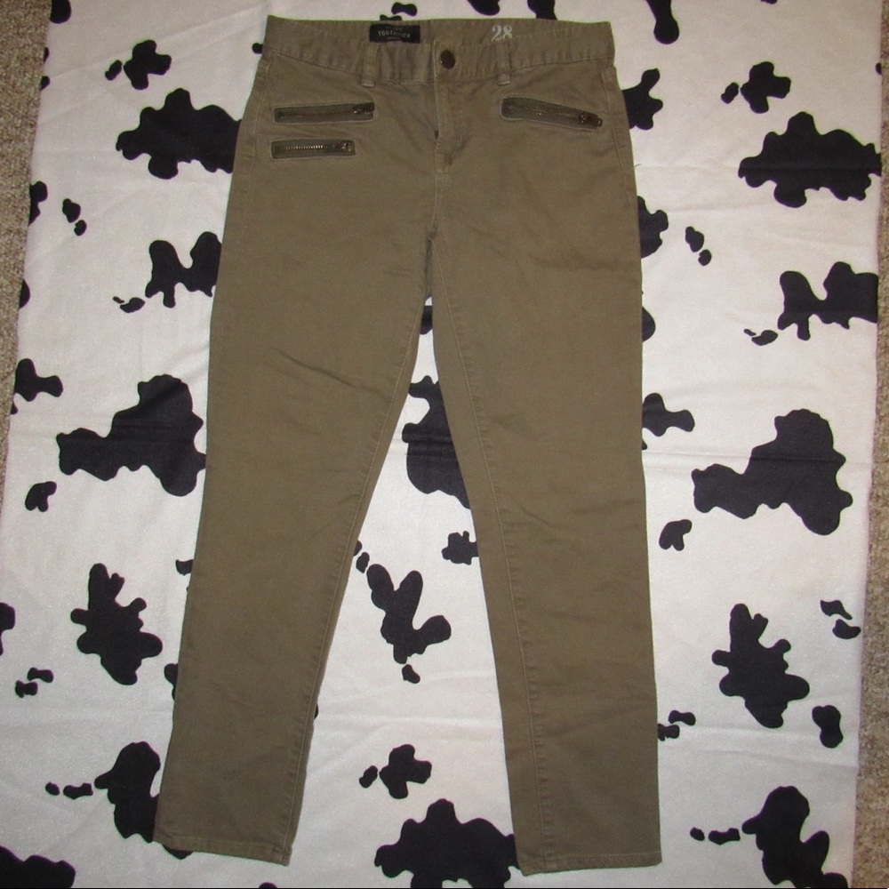 J. Crew Toothpick Ankle Jeans